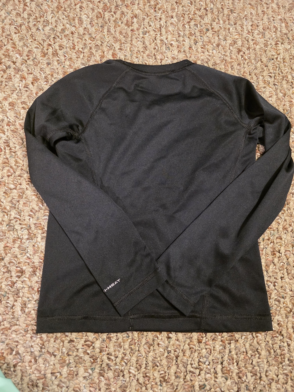 Columbia Kids Black Omni Heat Crew Neck Shirt - Picture 5 of 5